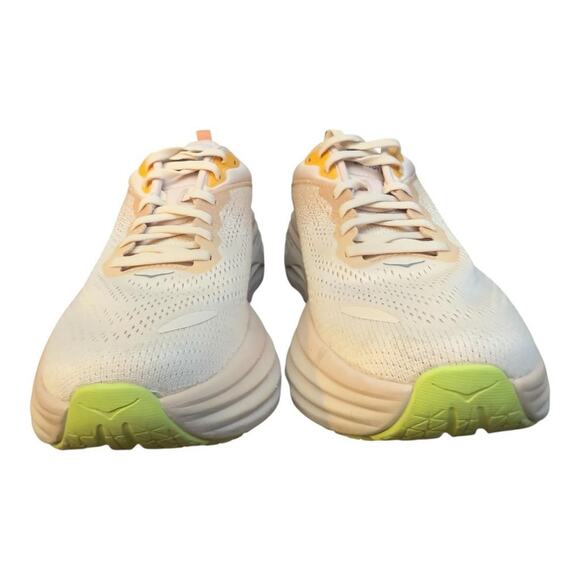 Hoka One One Bondi VIII Running Shoe Women size 8.5 Cream Vanilla - Picture 4 of 9